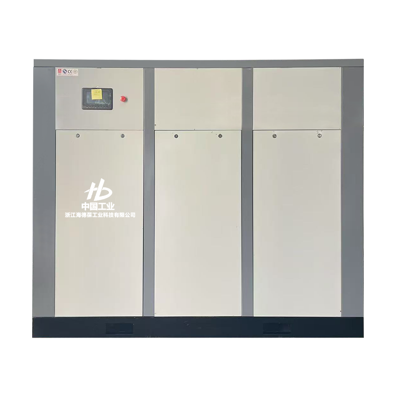 Kompresor dua tahap sekrup kembar minyak mikro 120HP